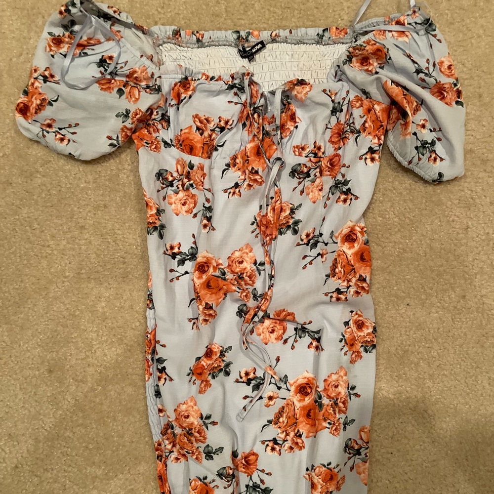 Floral mini dress